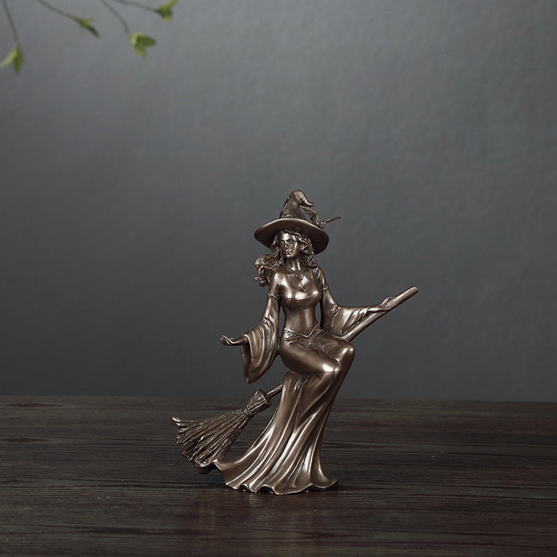 Bronze Witch Statues