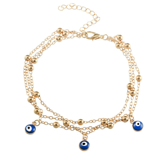 Evil Eye Charm Anklet