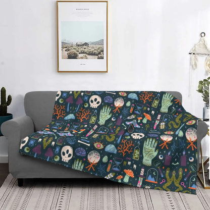 Witchy Throw Blankets