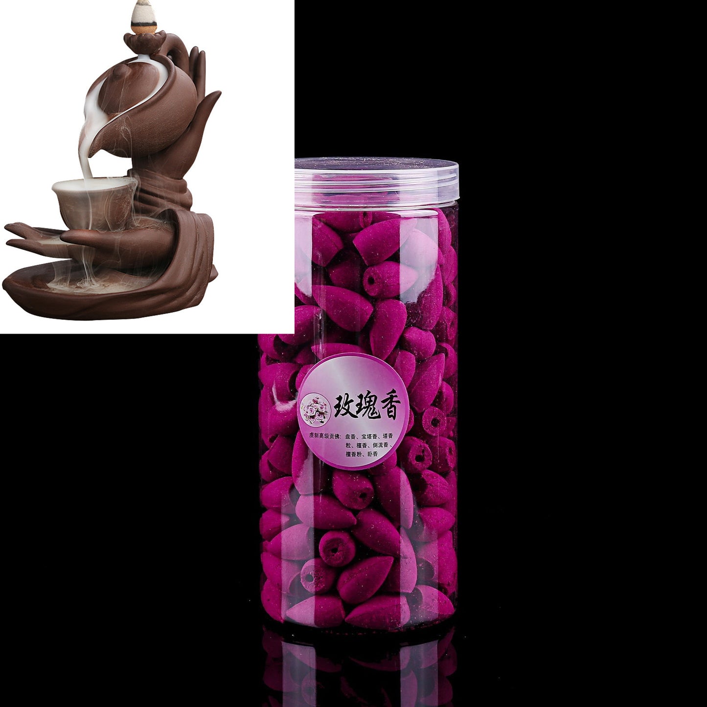 Hanging Pot Incense Burner and Cones Sets