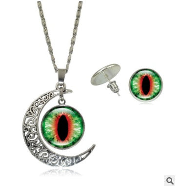 Dragon Eye Moon Necklace