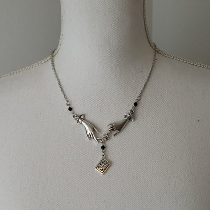 Tarot Hands Necklace