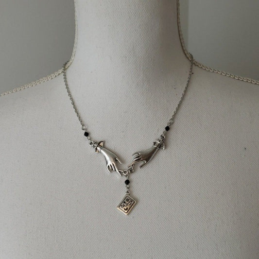 Tarot Hands Necklace