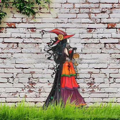 Pretty Witch Yard Ornament