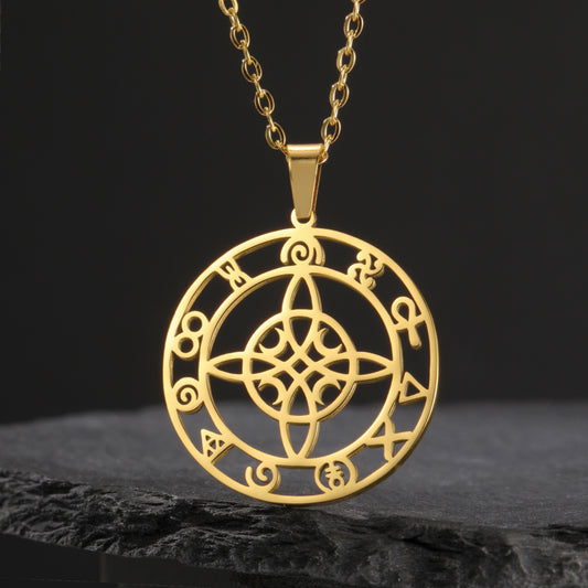 Celestial Quad Knot Necklace