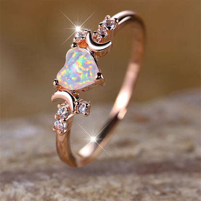 Triple Moon Love Ring
