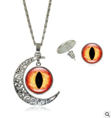 Dragon Eye Moon Necklace