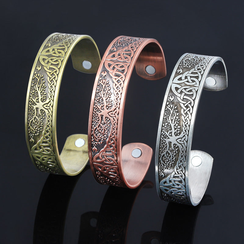 Tree of Life Celtic Cuff Bracelet