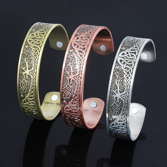Tree of Life Celtic Cuff Bracelet