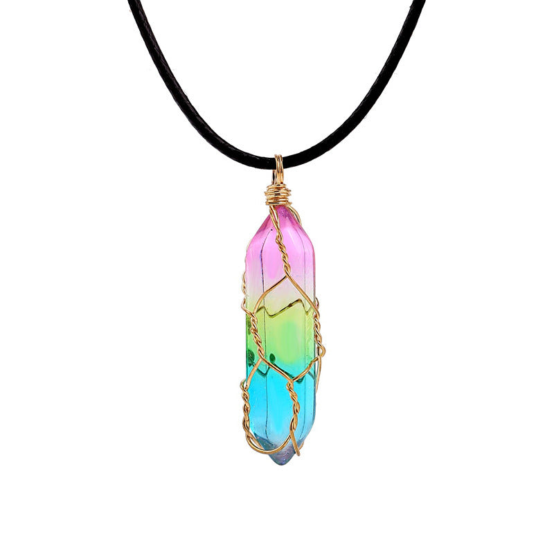 Rainbow Crystal Necklace