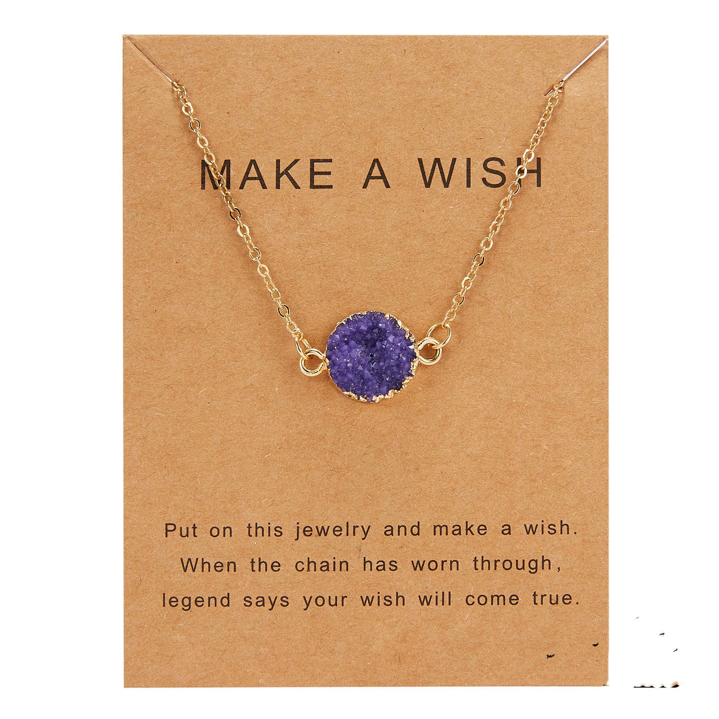 Make A Wish Moon Pendants