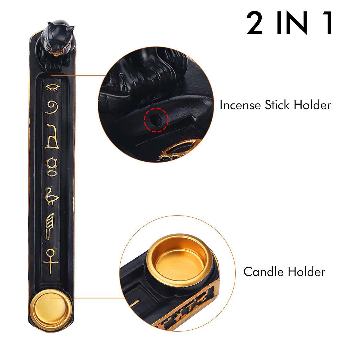 Bastet Incense Burner