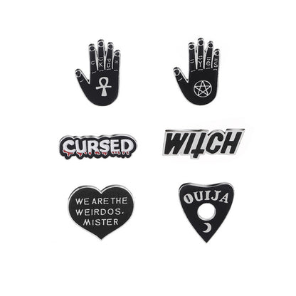 Assorted Enamel Witch Pins