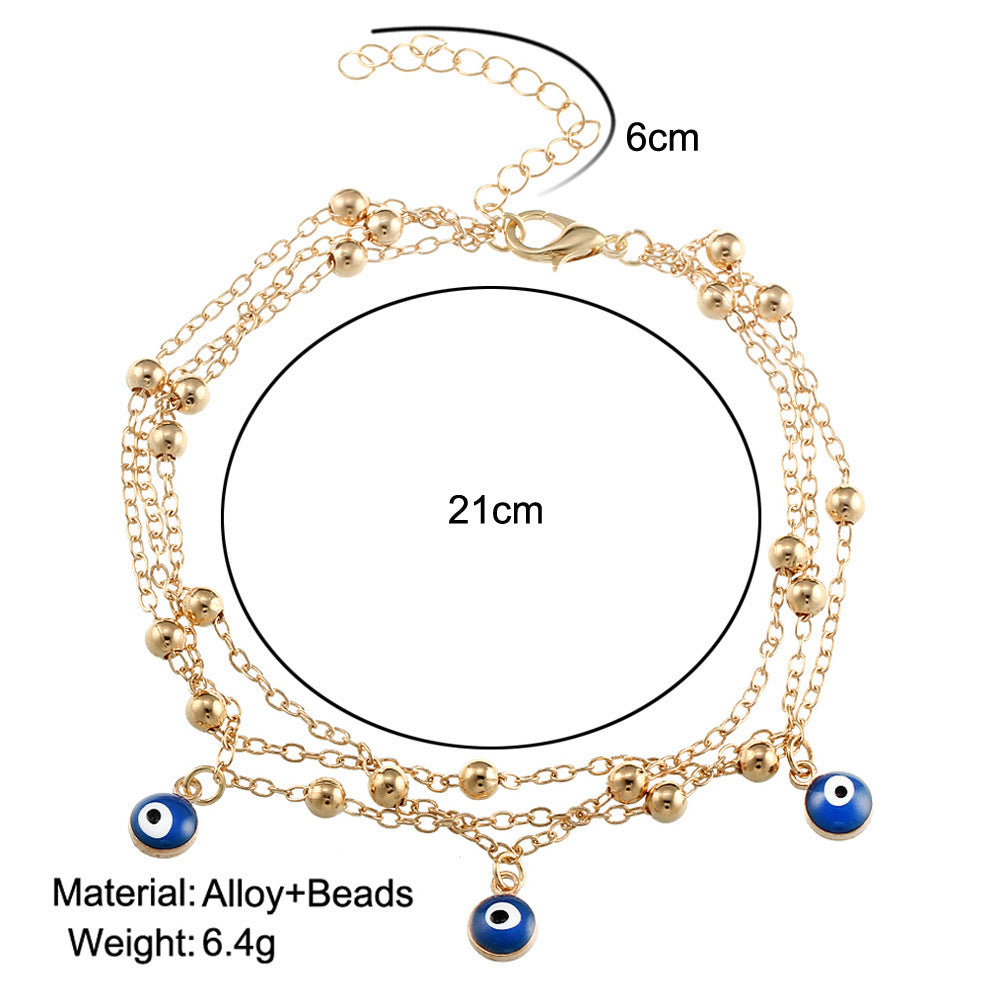 Evil Eye Charm Anklet