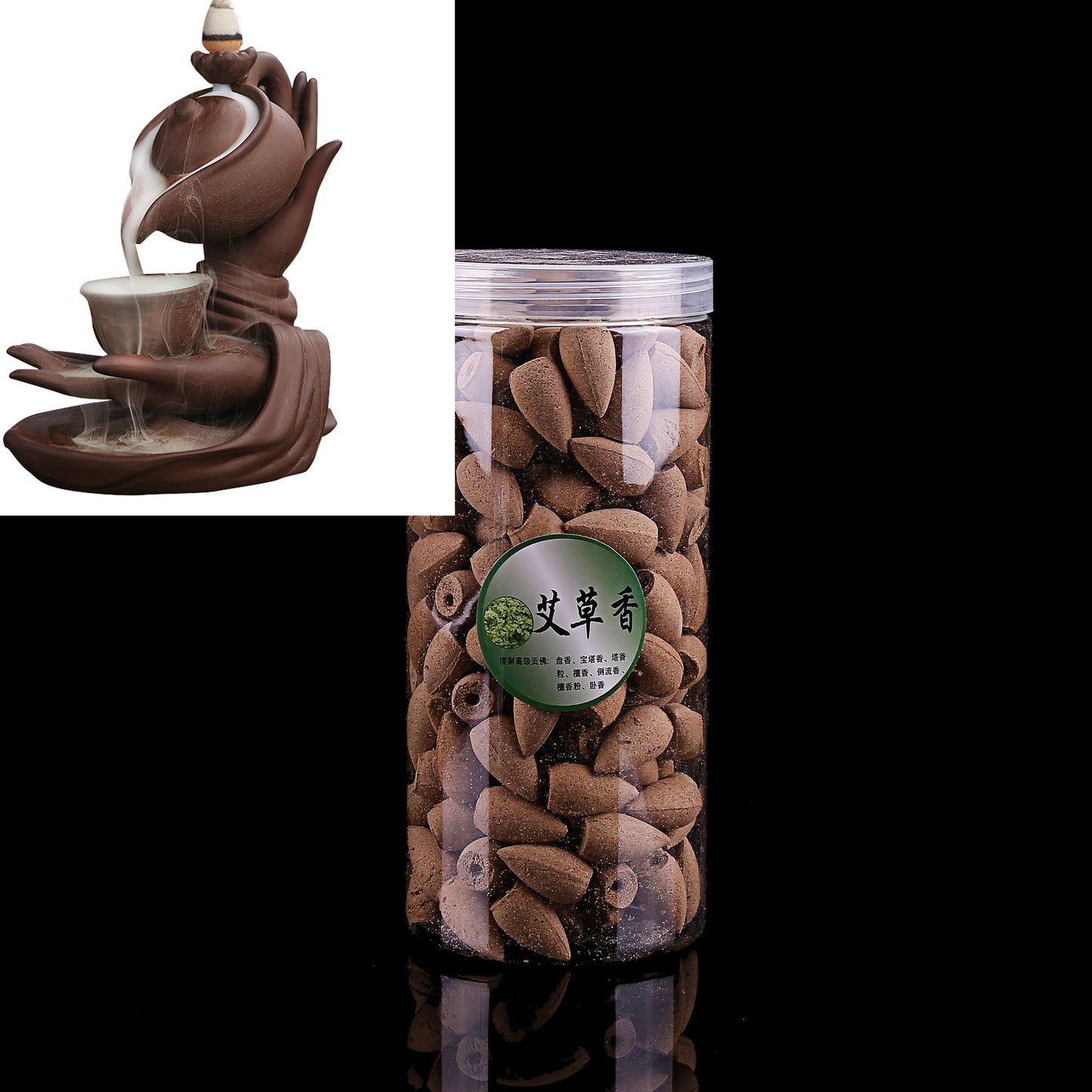 Hanging Pot Incense Burner and Cones Sets