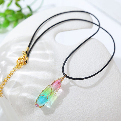 Rainbow Crystal Necklace