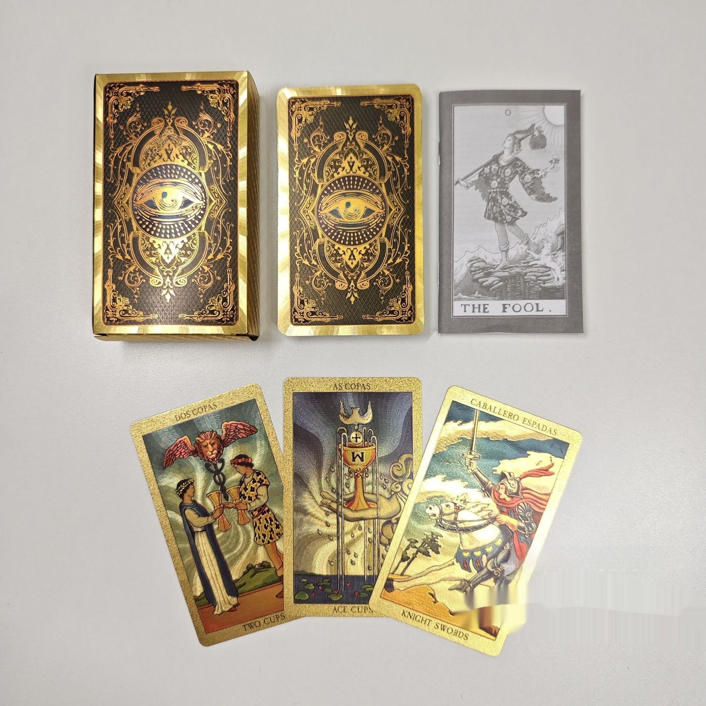 Gold Foil Tarot Card Deck