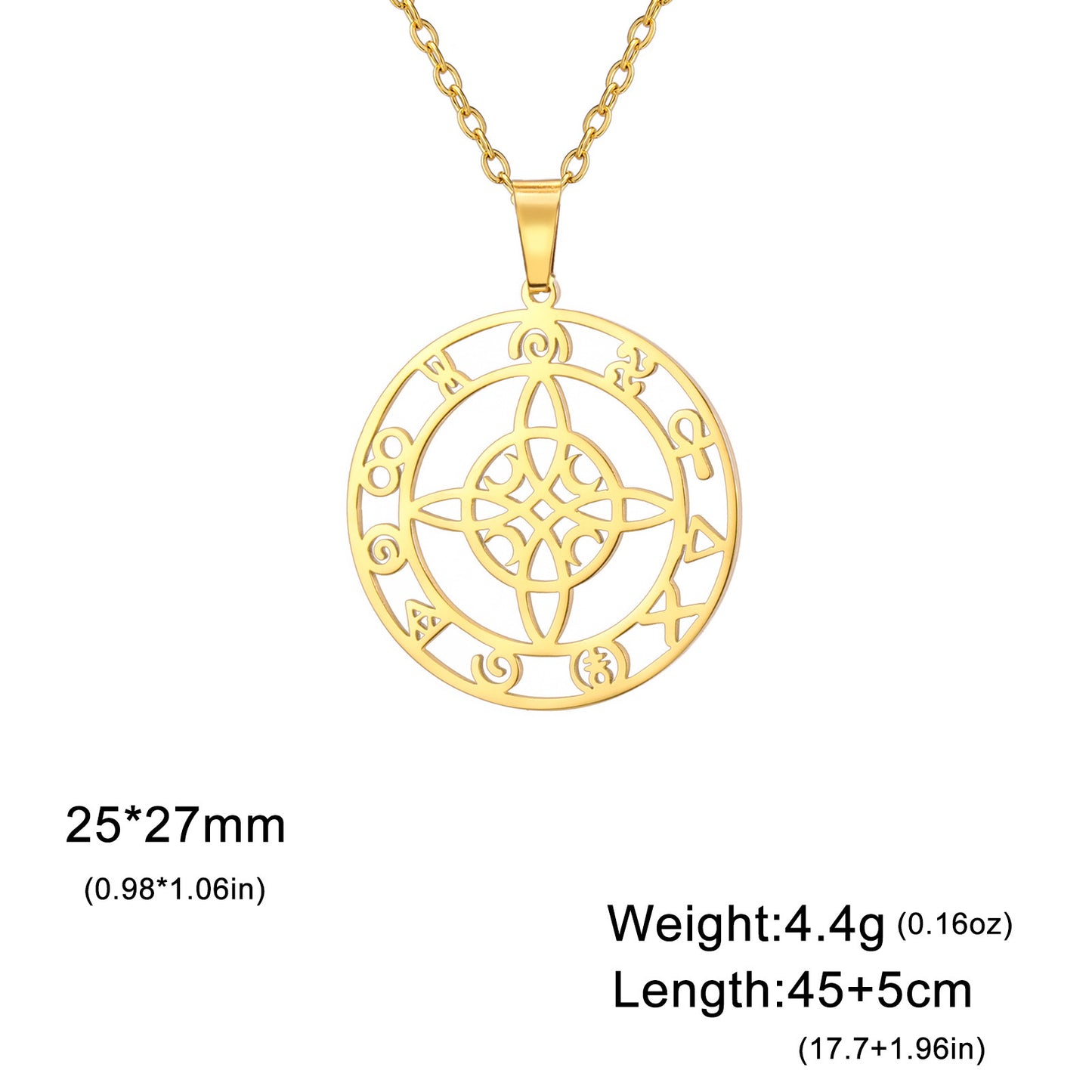 Celestial Quad Knot Necklace