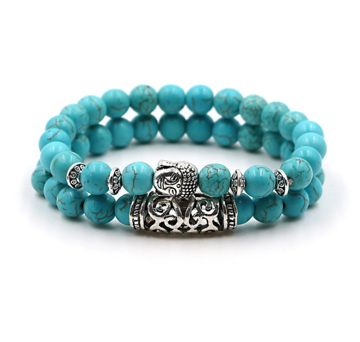 Beaded Stone Bracelet