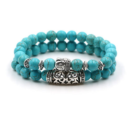 Beaded Stone Bracelet
