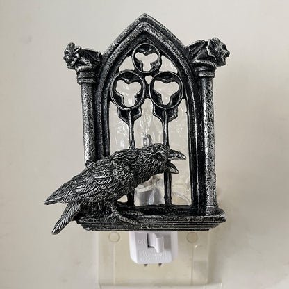 Crow Window Night Light