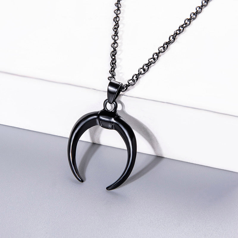 Simple Crescent Necklace