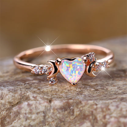 Triple Moon Love Ring