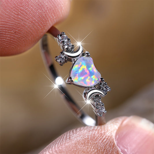 Triple Moon Love Ring