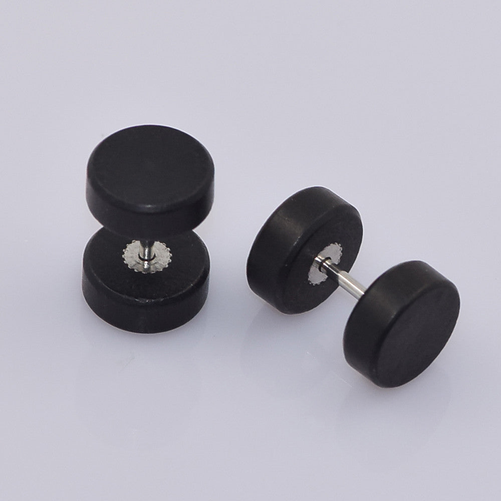 Wood Faux Plug Earrings