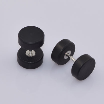 Wood Faux Plug Earrings