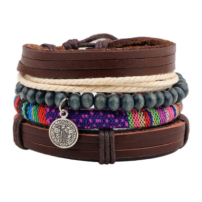 Stacking Leather Bracelet Sets
