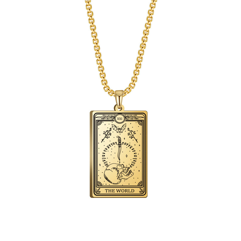 Mini Tarot Card Necklace