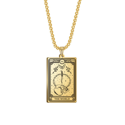 Mini Tarot Card Necklace