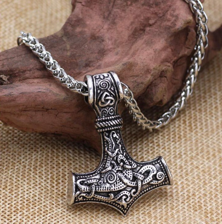 Mjolnir Stainless Steel Necklace