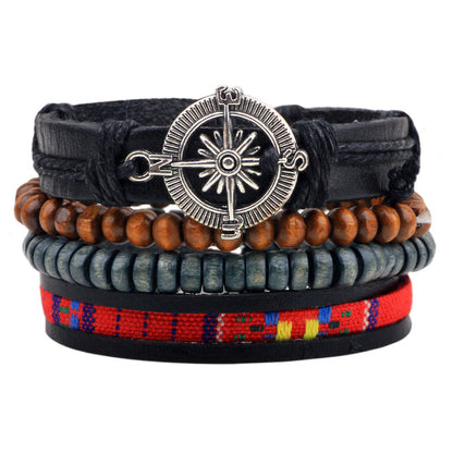 Stacking Leather Bracelet Sets
