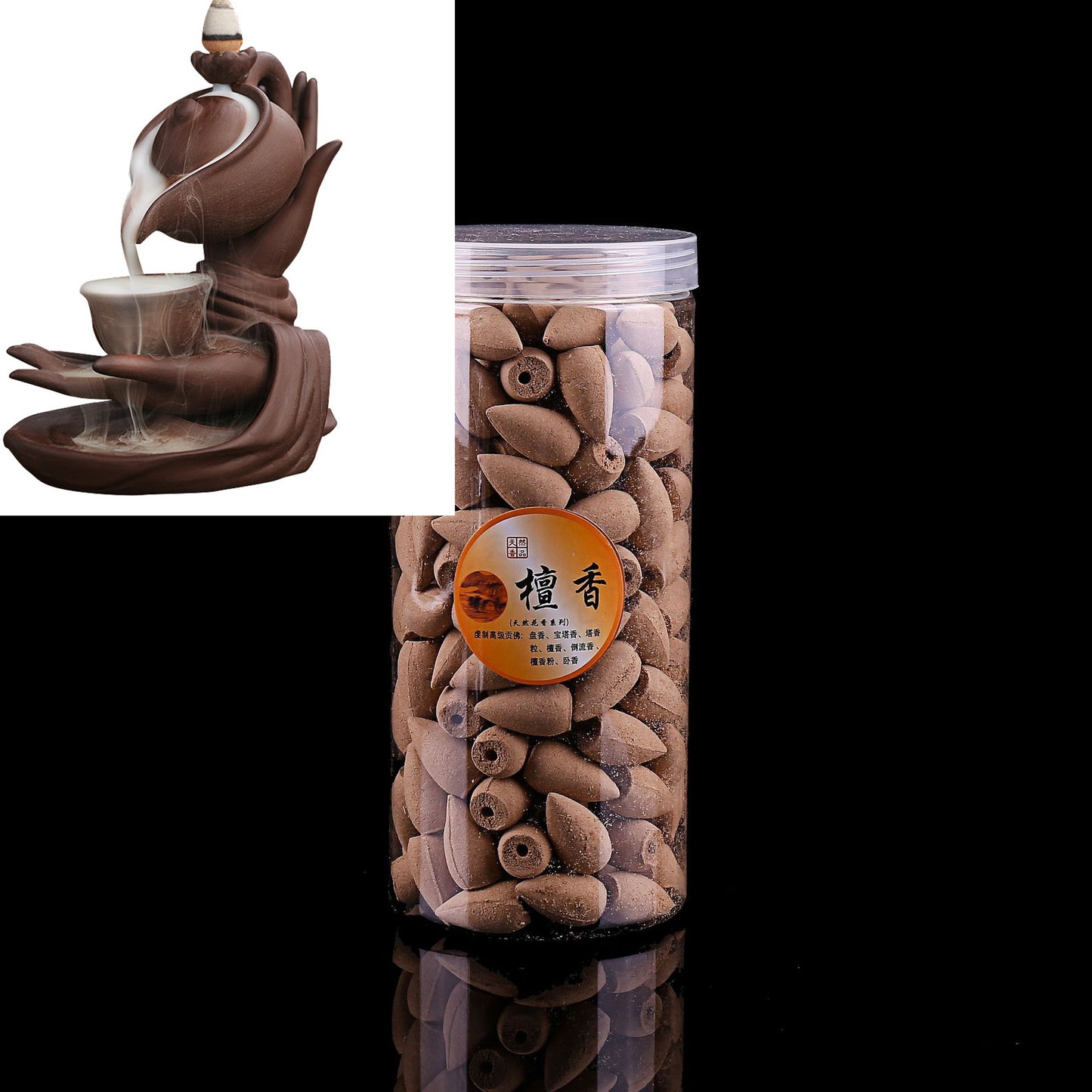 Hanging Pot Incense Burner and Cones Sets