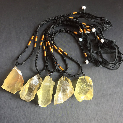 Topaz Stone Pendant Necklace