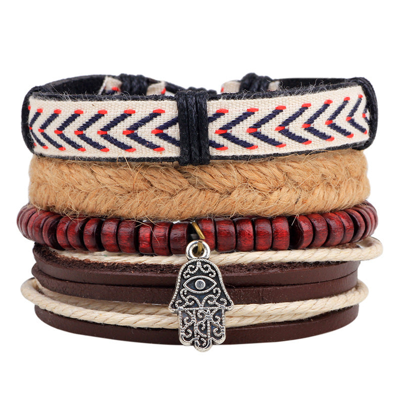 Stacking Leather Bracelet Sets