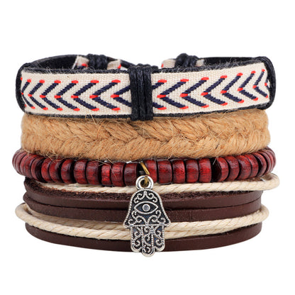 Stacking Leather Bracelet Sets