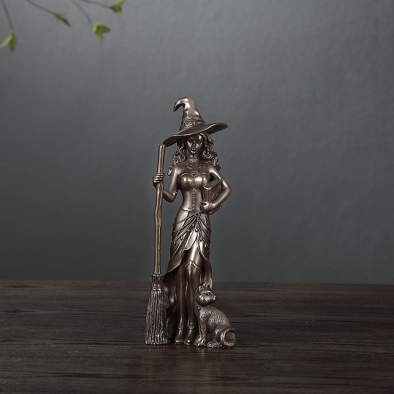Bronze Witch Statues