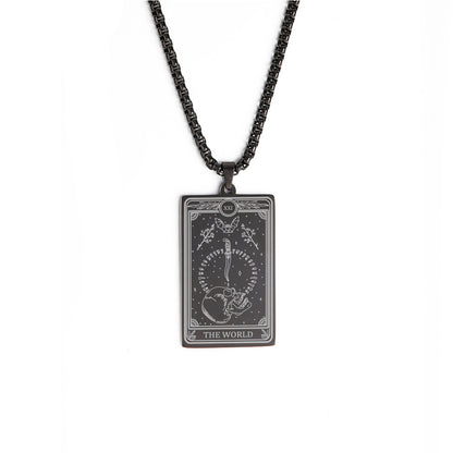 Mini Tarot Card Necklace