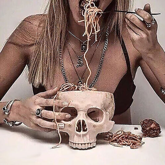 Skull Bowl Decoration