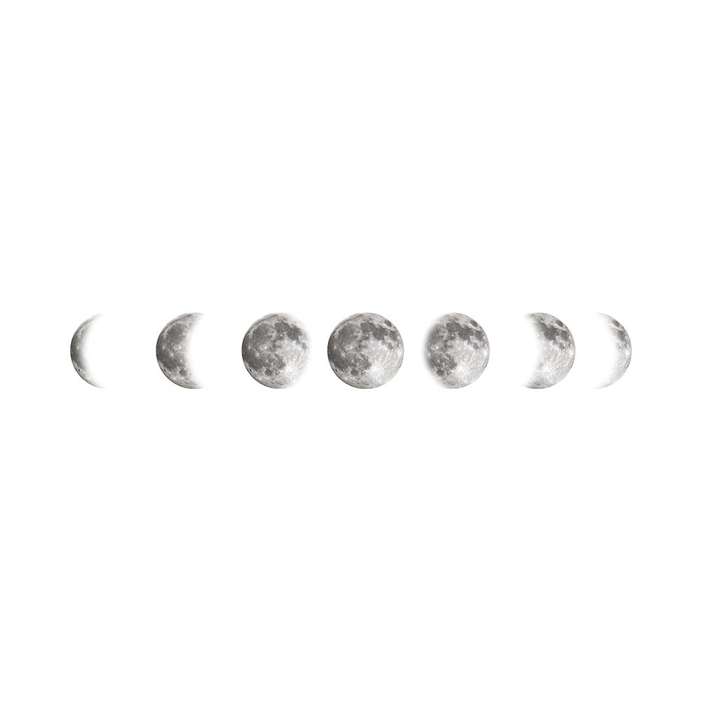 Moon Phase Wall Decal Set