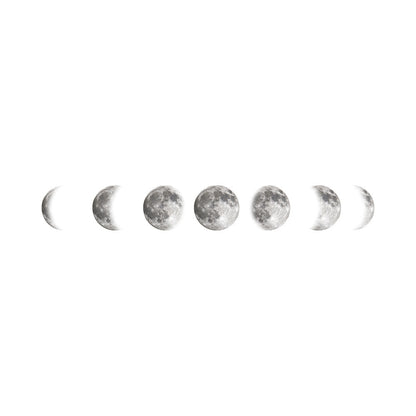 Moon Phase Wall Decal Set