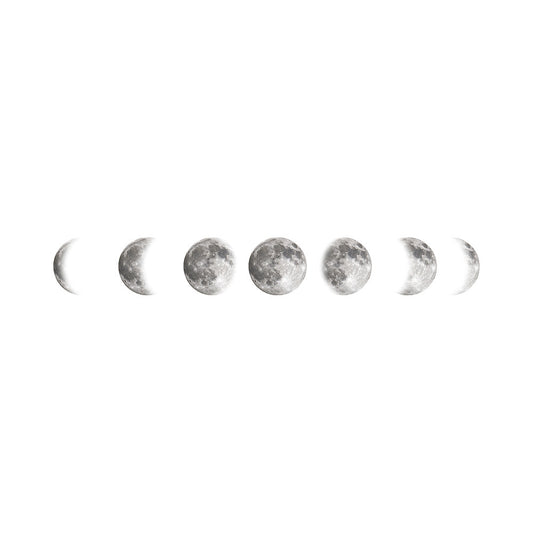 Moon Phase Wall Decal Set