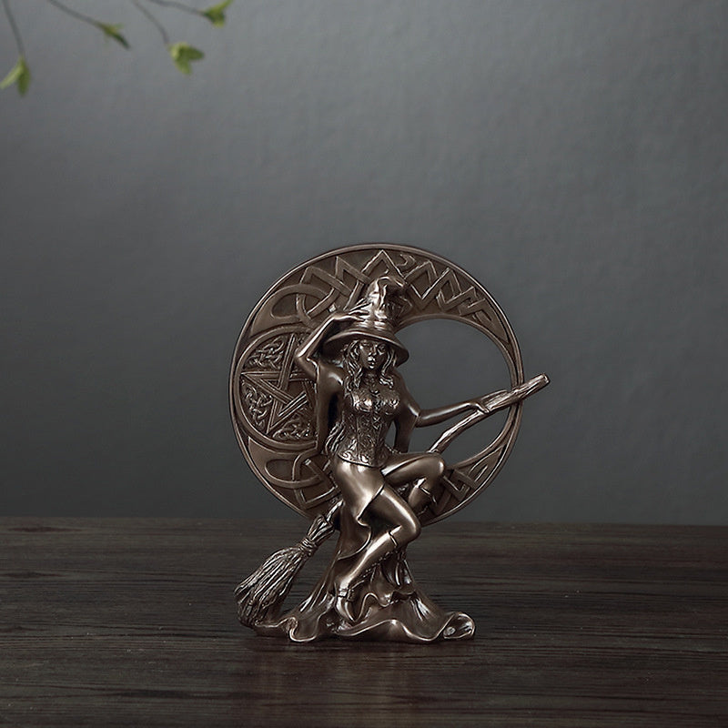 Bronze Witch Statues