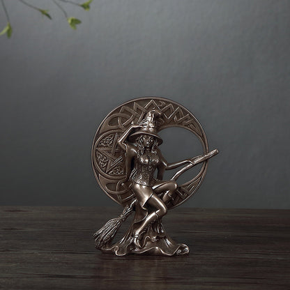 Bronze Witch Statues