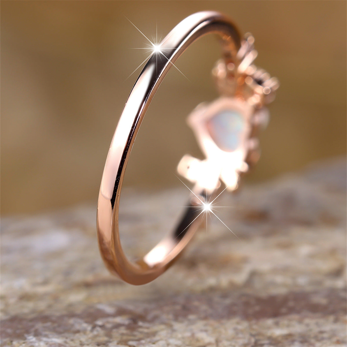Triple Moon Love Ring