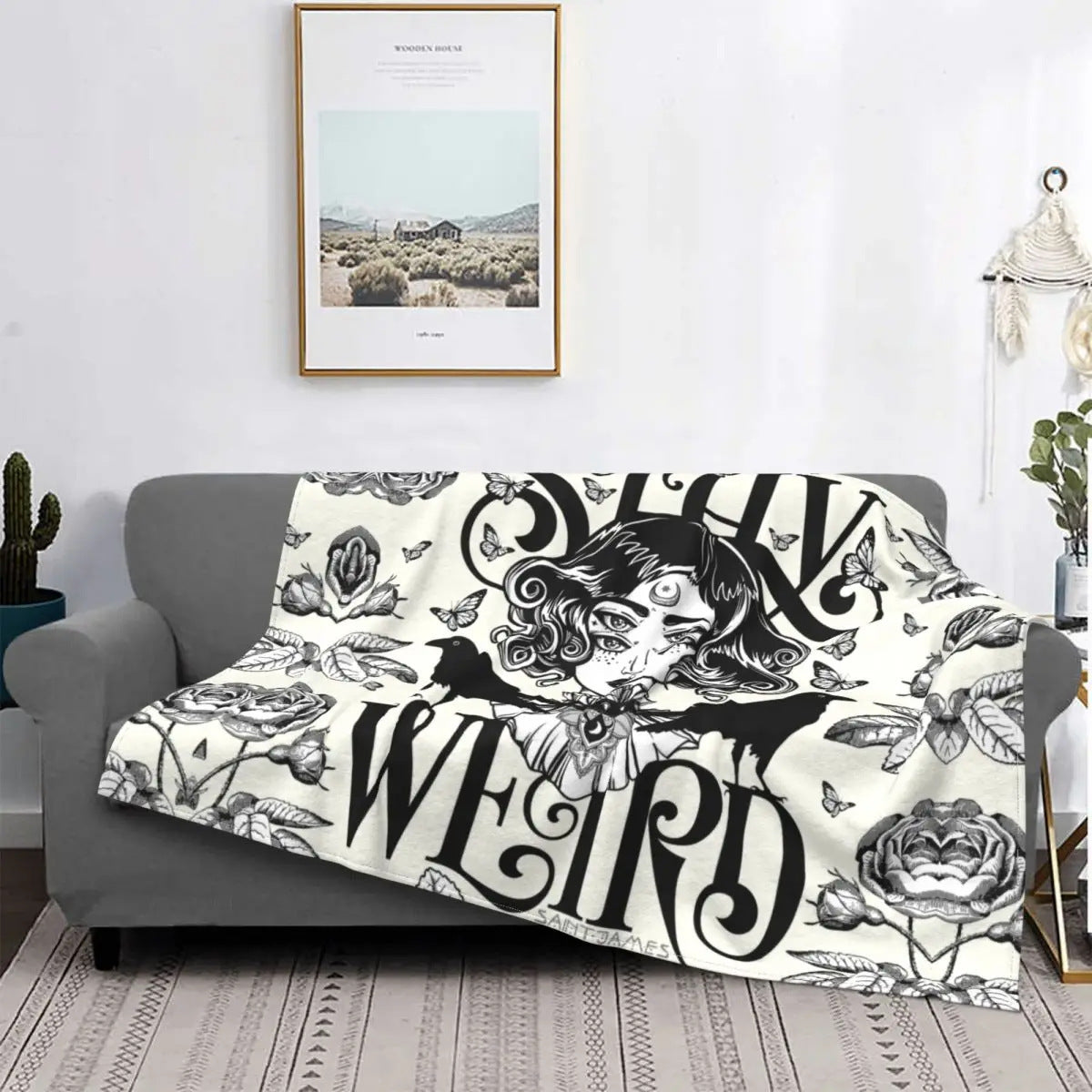 Witchy Throw Blankets