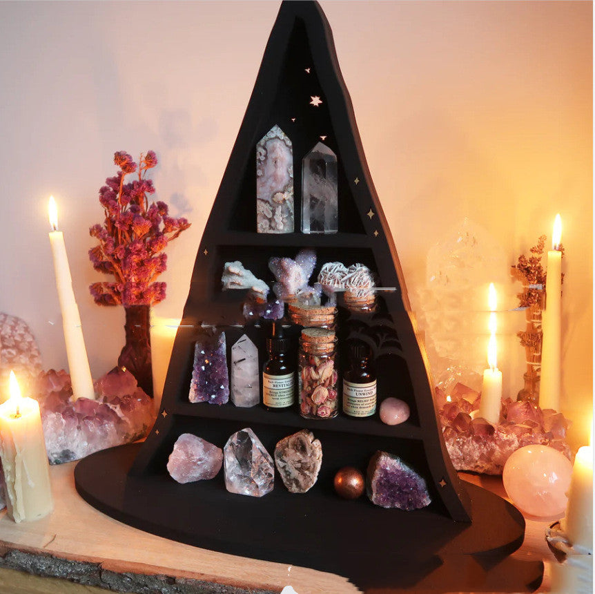 Witch Hat Crystal Shelf (2 styles)